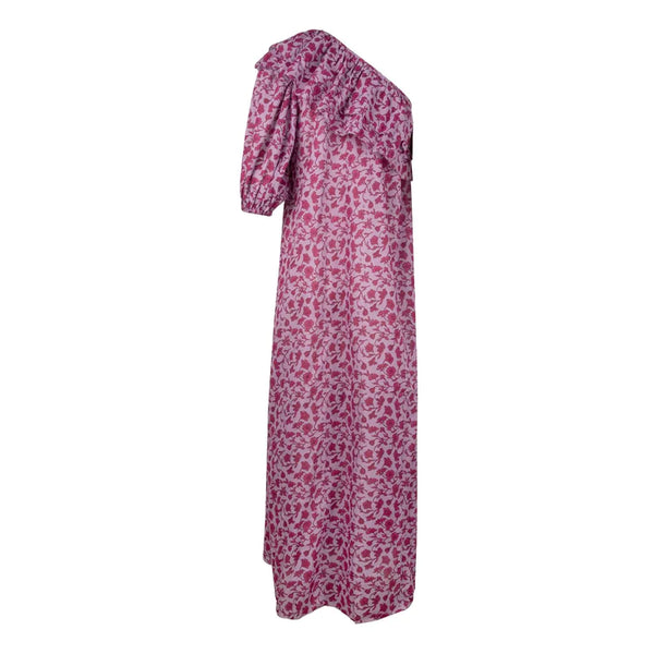 Purple/Pink Floral Everly Maxi Dress