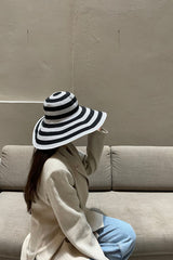 Striped summer hat