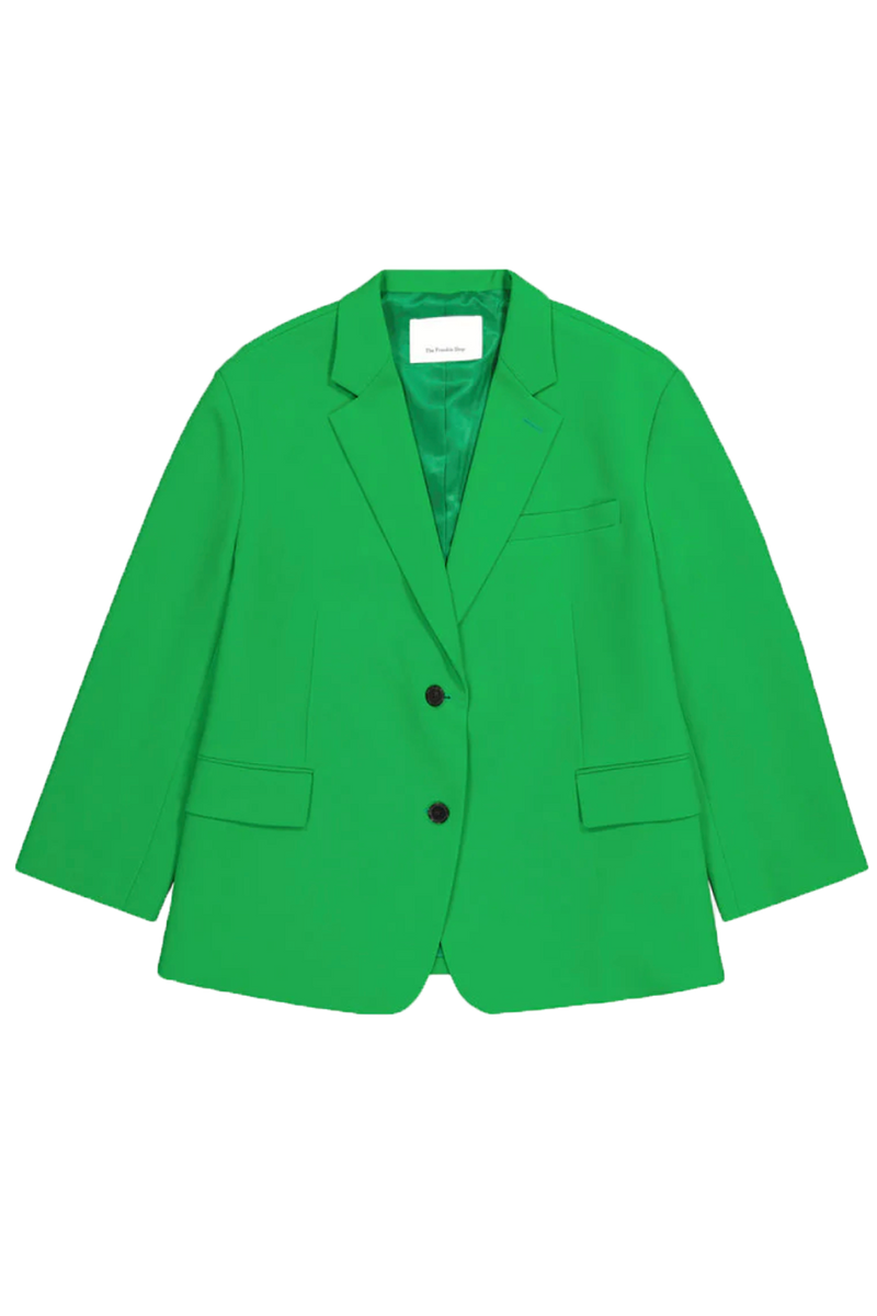 Green Upcycled Oversized Blazer - Item for sale