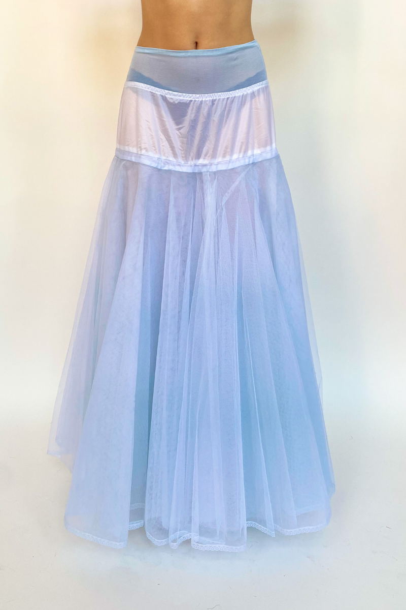 Light Blue Maxi petticoat