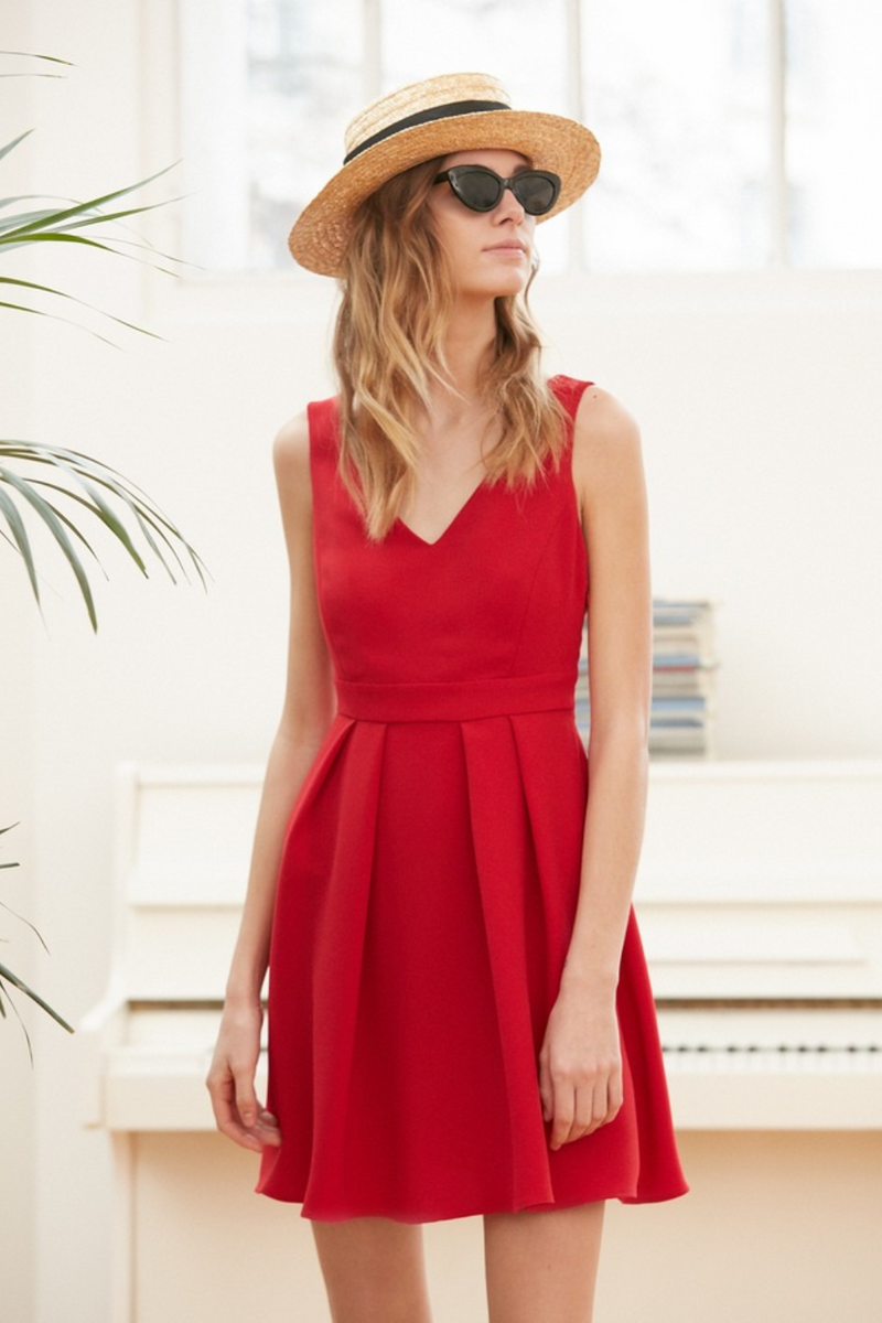 Red Rencontre Mini Dress