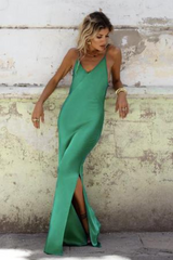 Green Delphine Maxi Dress