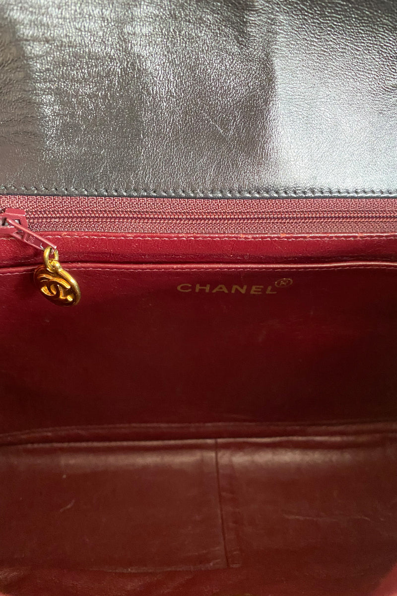 Black Classic 90's Vintage Chanel Bag