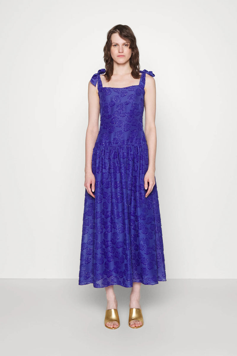 Blue Sofie Midi Dress