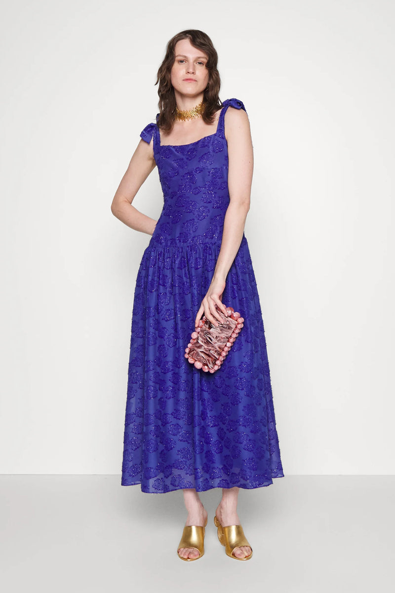 Blue Sofie Midi Dress