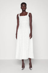 White Sofie Midi Dress