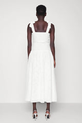 White Sofie Midi Dress