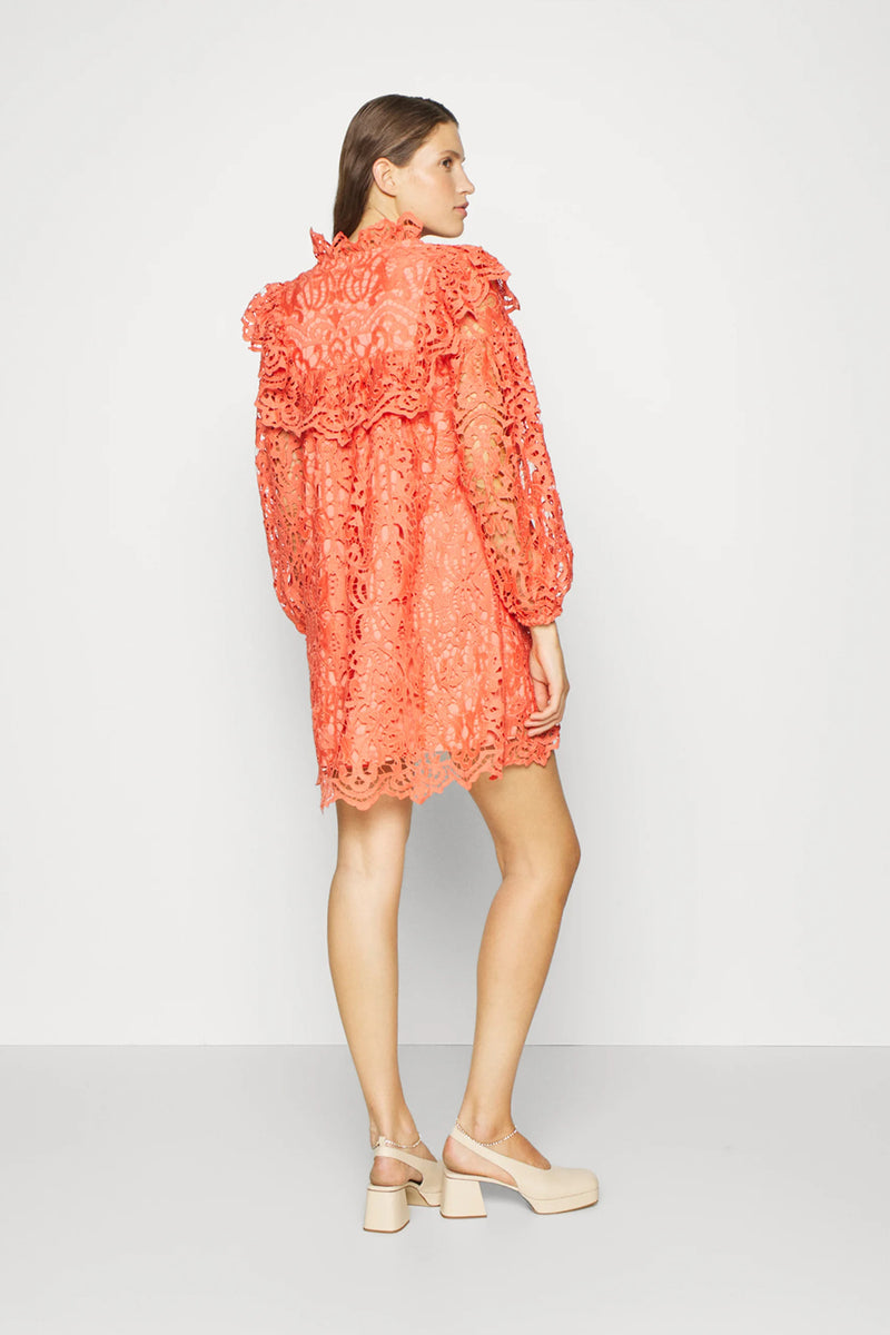 Orange Elisea Mini Dress