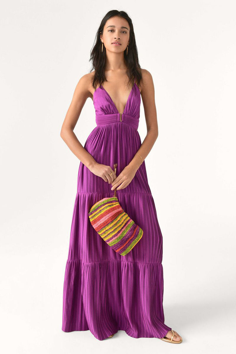 Purple Watsa Maxi Dress
