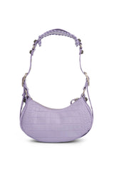 Lilac Cagole Crossbody Bag XS in Leather