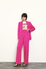 Pink Suit with subtle print