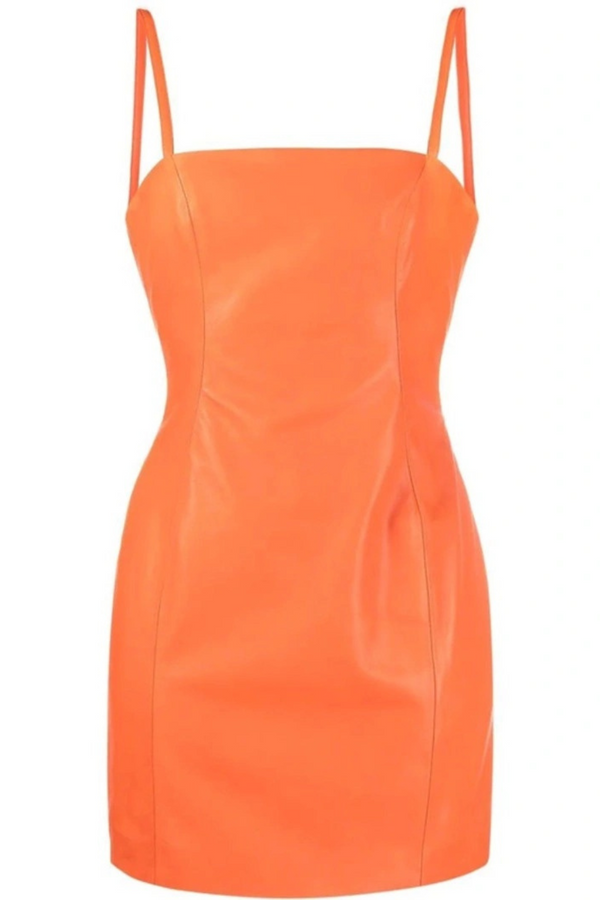 Orange Mini Dress