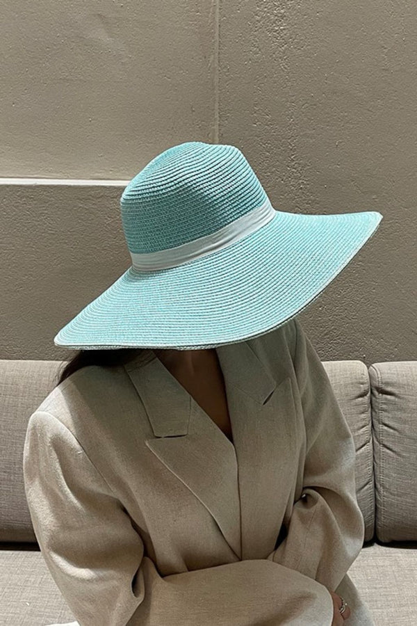 Blue summer hat