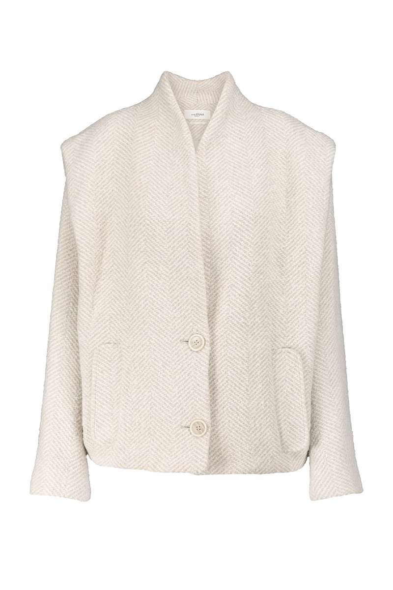 Herringbone wool-blend jacket - Item for sale