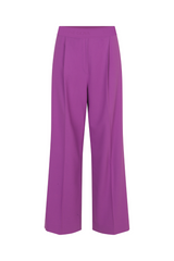 Purple loose suit cut pants