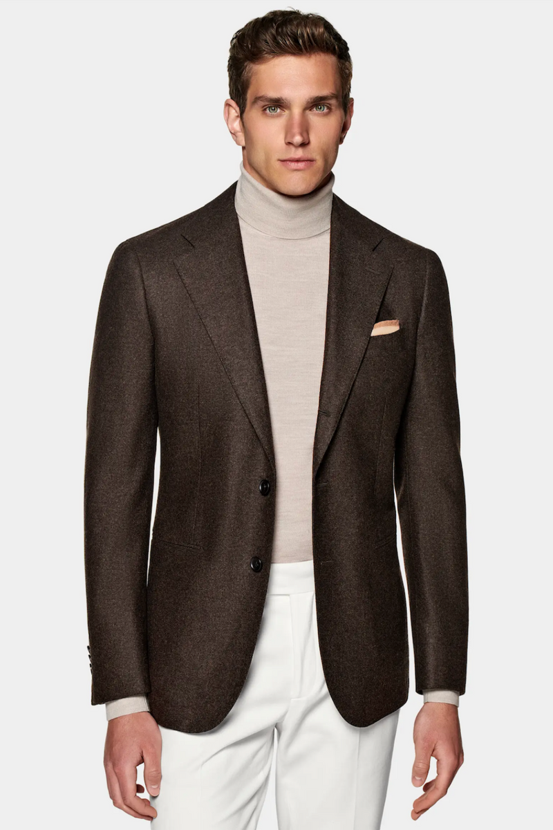 Brown Solbiati wool jacket