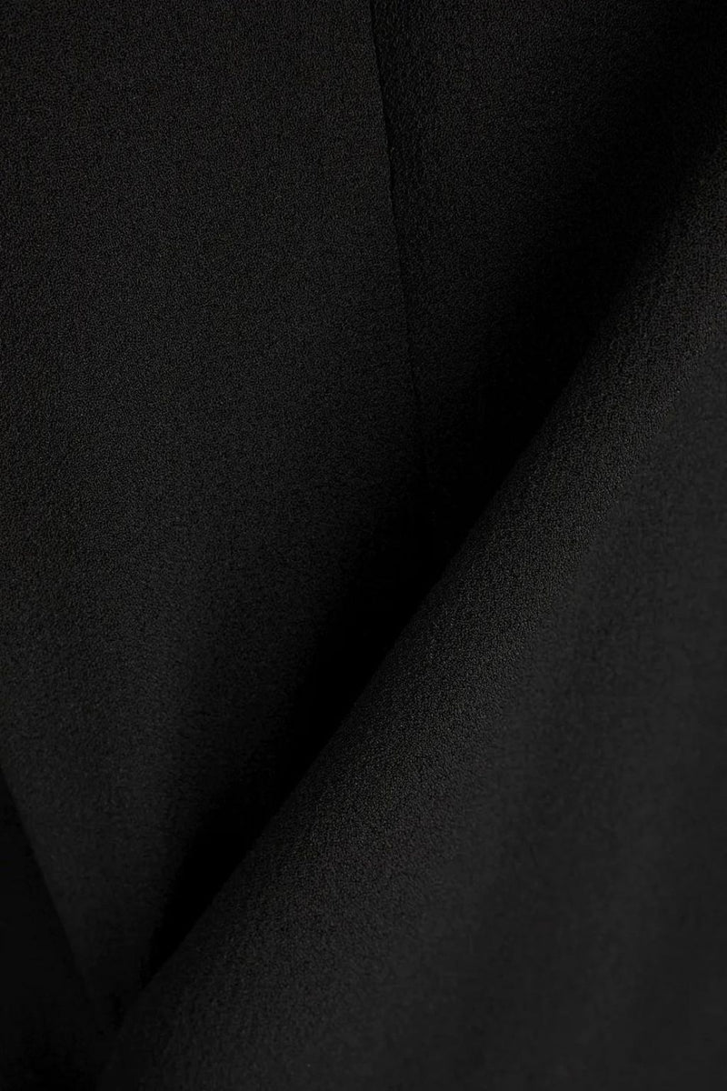 Black Mini dress with puffed sleeves