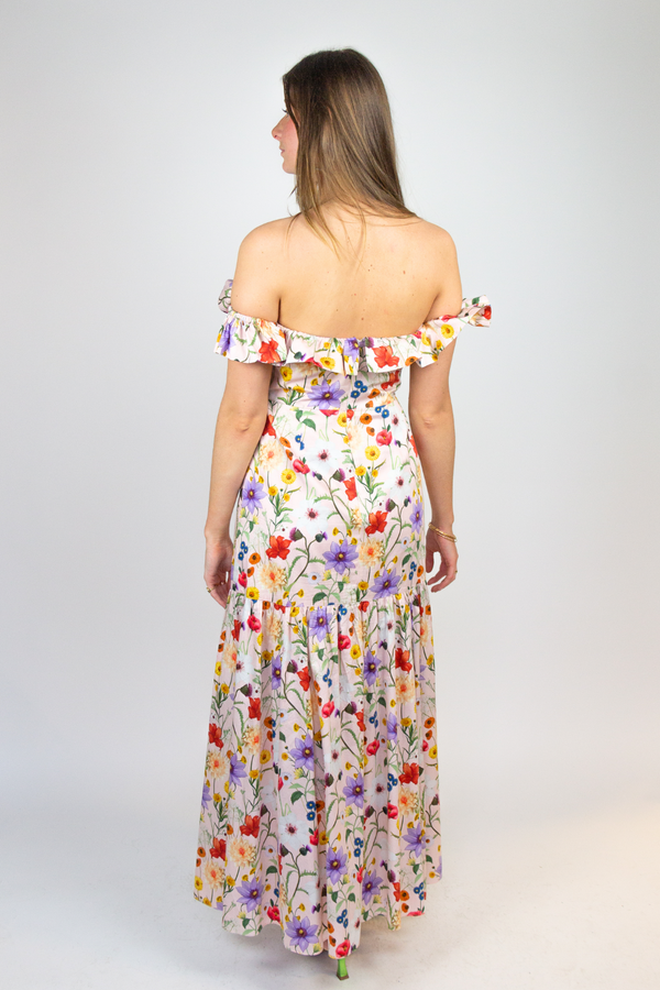 Floral off the shoulder maxi dress - Item for sale