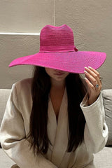 Pink summer hat