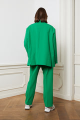 Green Upcycled Oversized Blazer - Item for sale