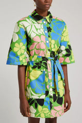Floral Carli Shirt-Dress