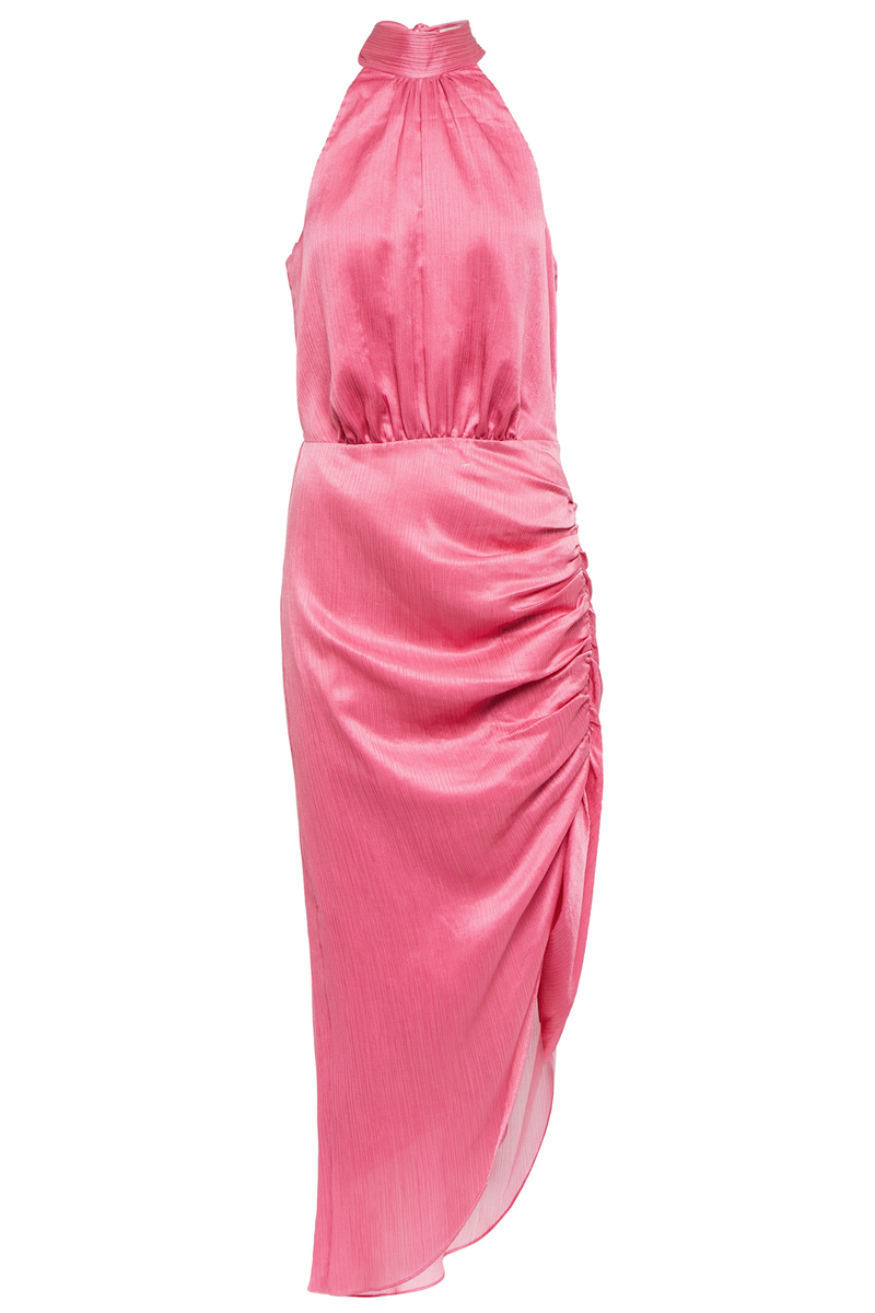 Pink halter neck midi dress - Item for sale