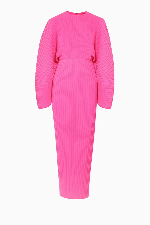 Pink plisse maxi dress - Item for sale